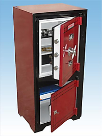 008AÖS ÖZEL OFİS TİPİ ALTI DOLAPLI ÖZEL MAYMUNCUK AÇMAZ ANAHTARLI ÇELİK PARA KASASI 102*48*39CM 180KĞ ( 525€ )